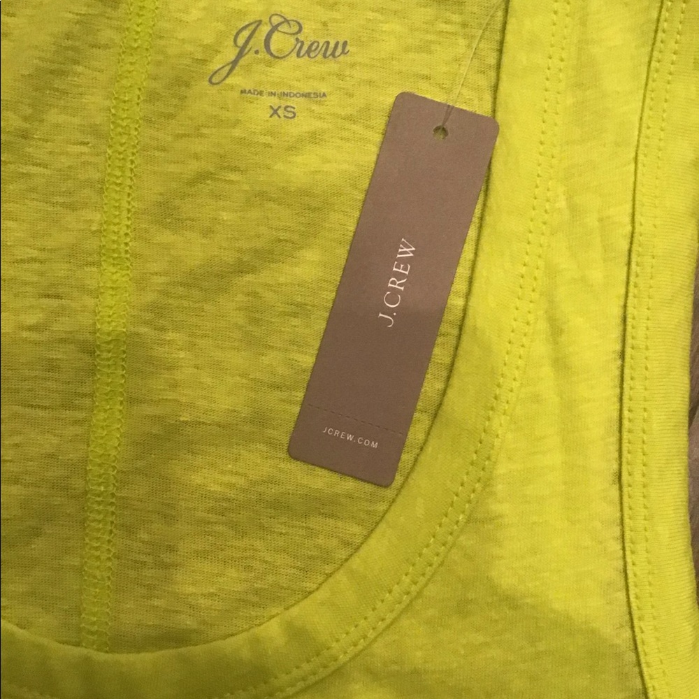 J. Crew Sleeveless Tank Top Size XS NWT Yellow - Picture 10 of 16